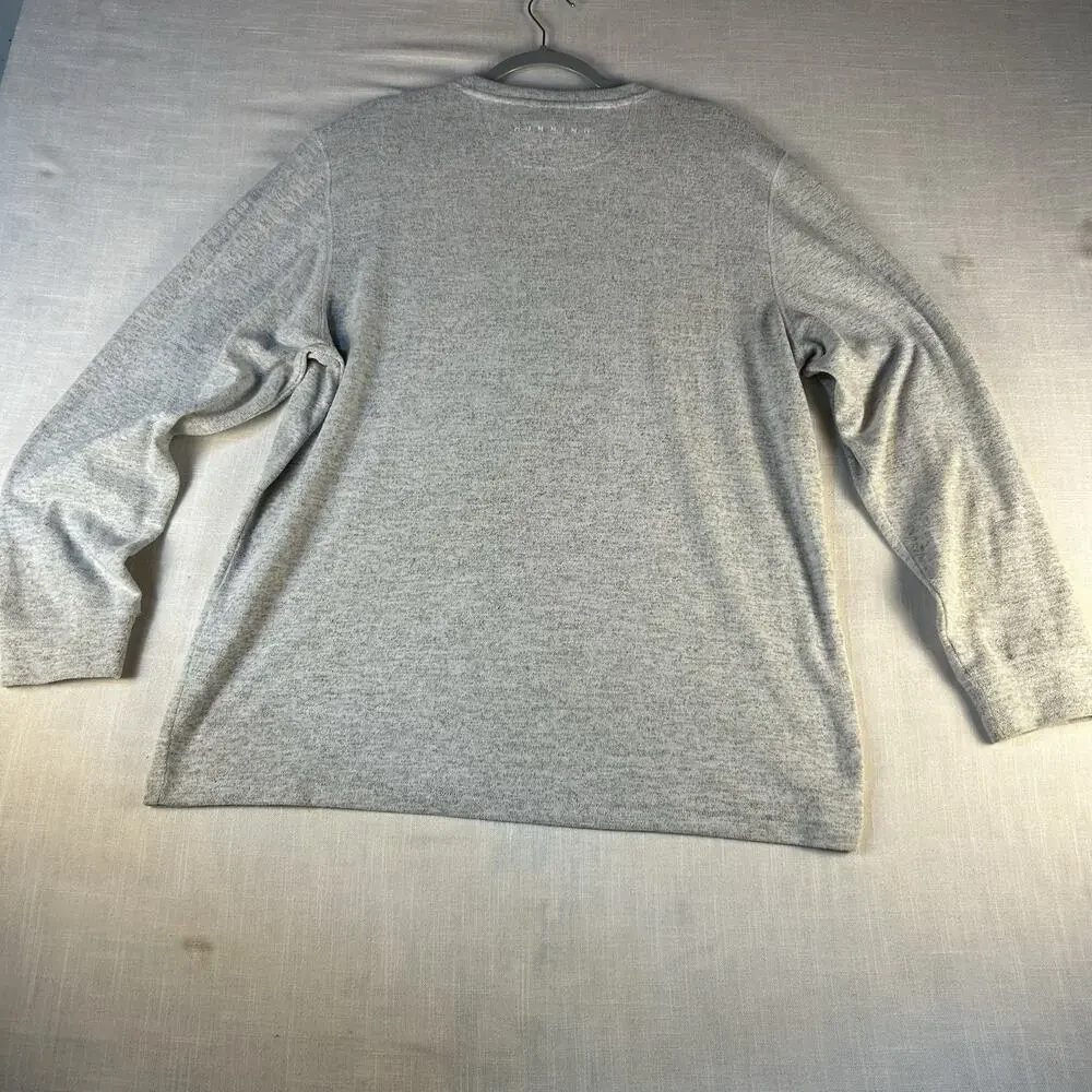 Dunning Golf‎ Sweater Mens Large Gray Crew Neck Pullover Comfy Soft Dress Active